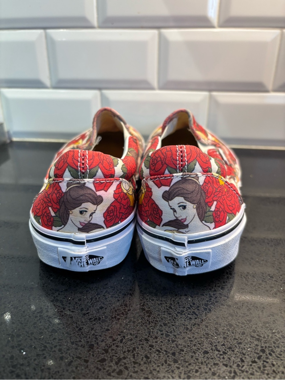 Vans Disney Belle/Beauty and the Beast limited edition sneakers Women’s 8.5 - Picture 6 of 8